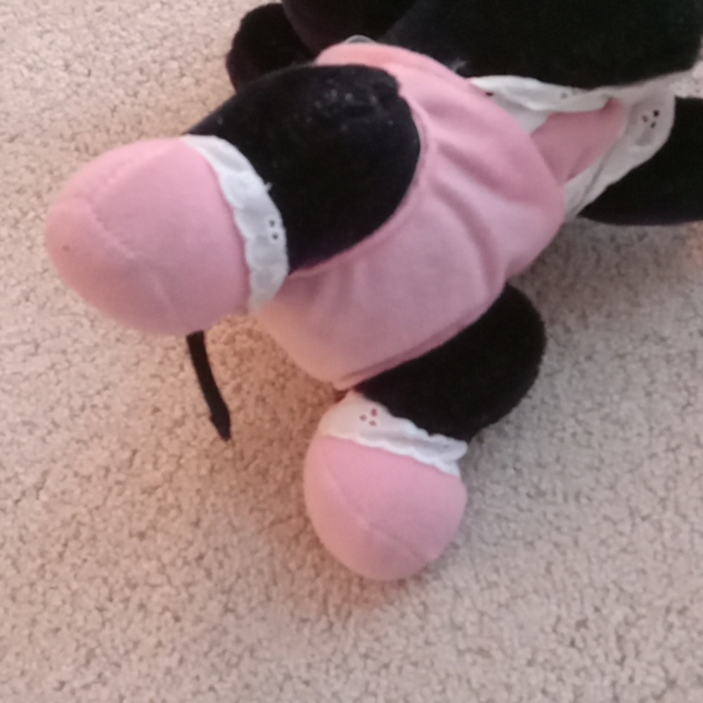 Vintage 1980s Minnie Mouse baby stuffed toy - Picture 7 of 13